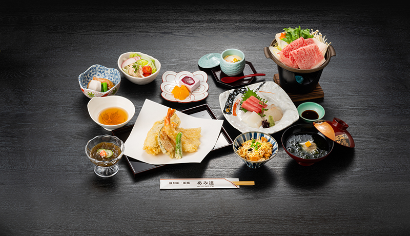 会席料理+フリードリンク