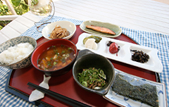 朝食一例