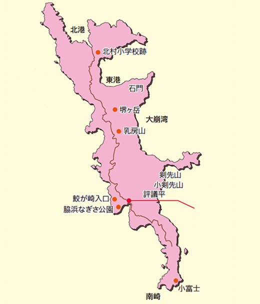 母島エリアマップ