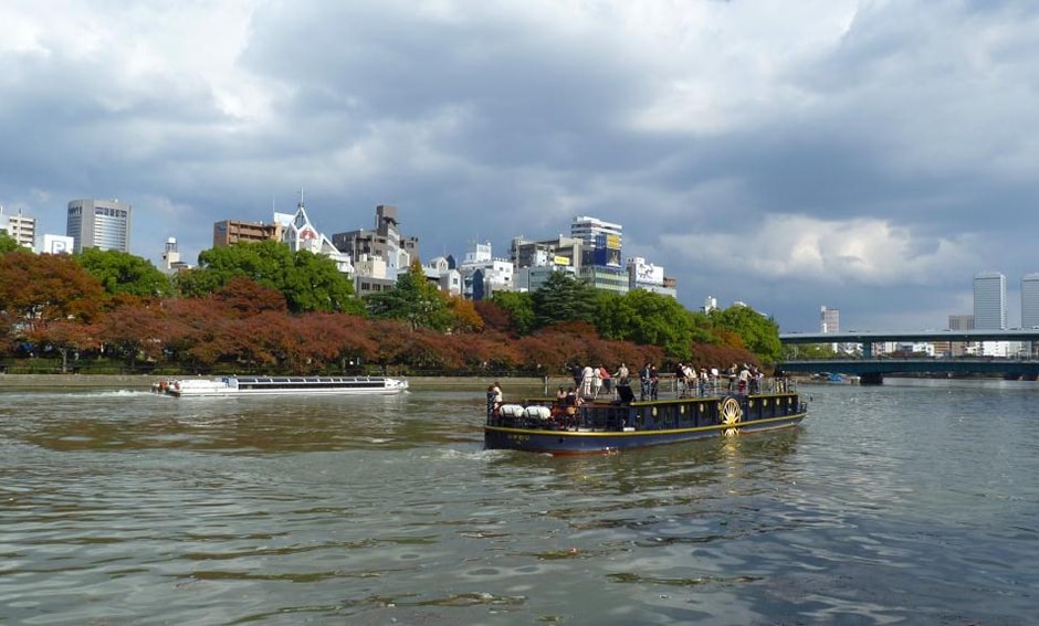 大川の景色